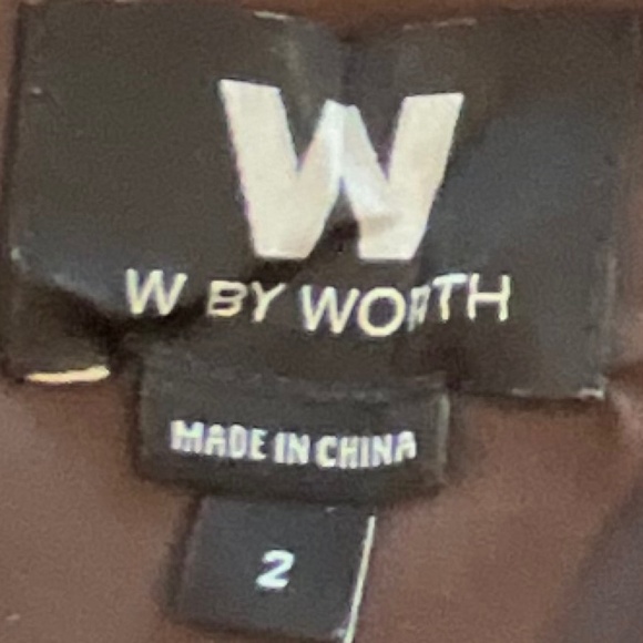 Worth, size 2 black with black gross grain ribbon trim. - Picture 5 of 5